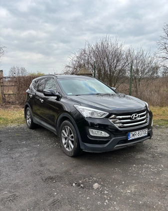 Hyundai Santa Fe cena 56700 przebieg: 244694, rok produkcji 2013 z Dolsk małe 352